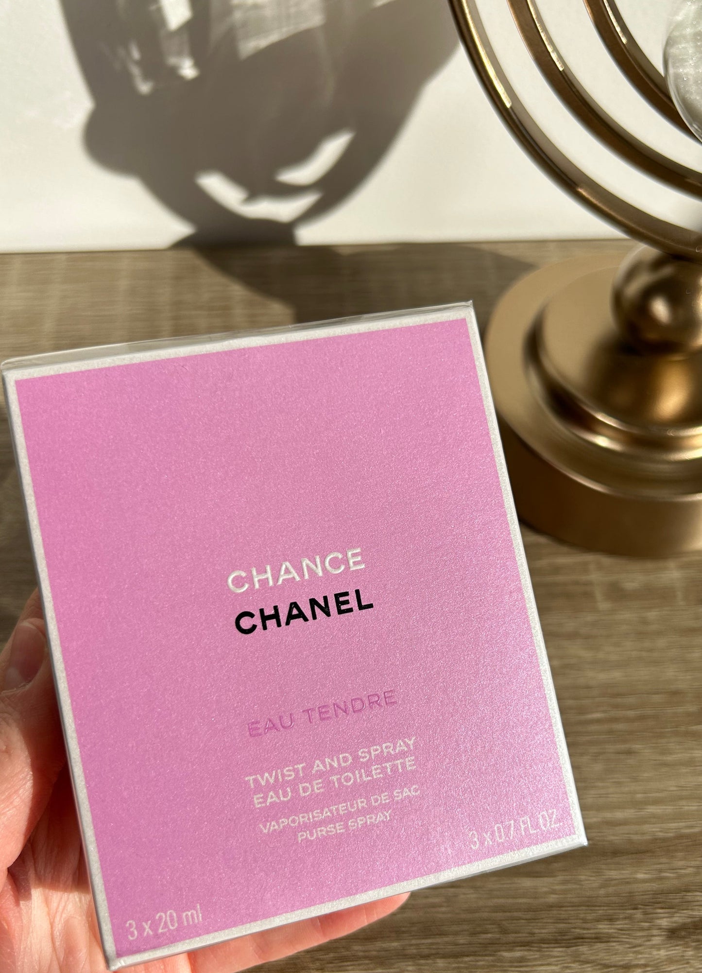 Chanel Chance Twist And Spray Refillable Bottle Eau De Toilette 3x20ml