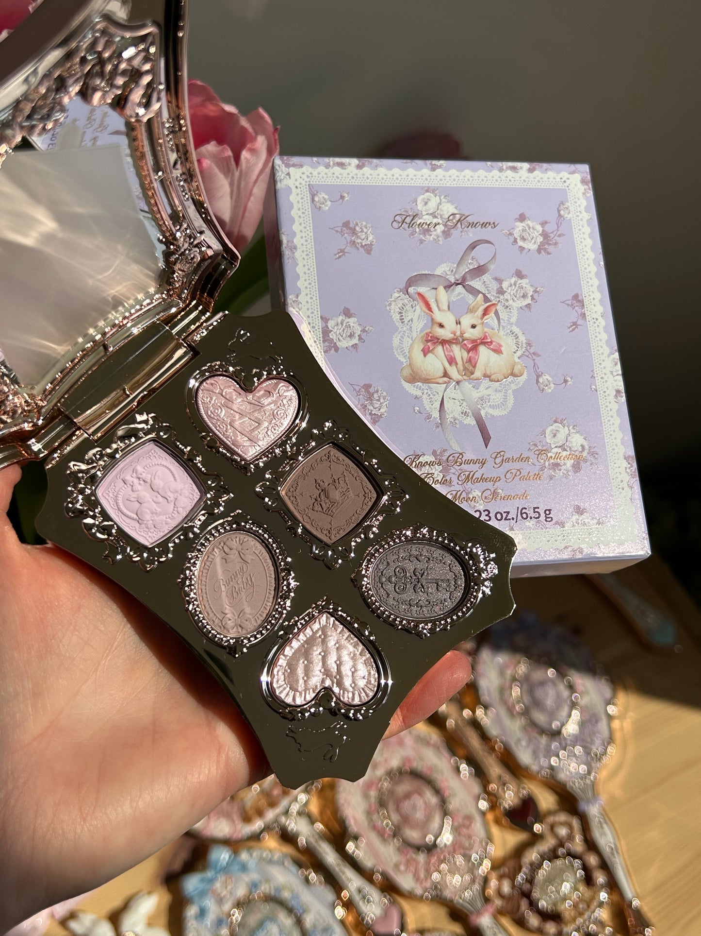 Flower Knows Bunny Garden 6-Color Makeup Palette
