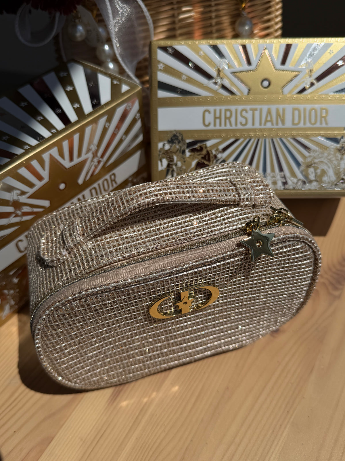 Christian Dior Sparkling Makeup Pouch