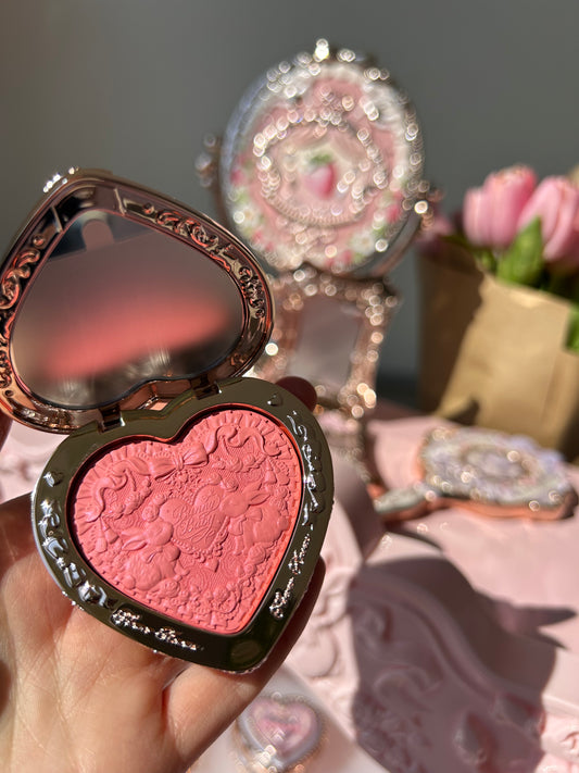 Flower Knows Bunny Garden Embossed Blush