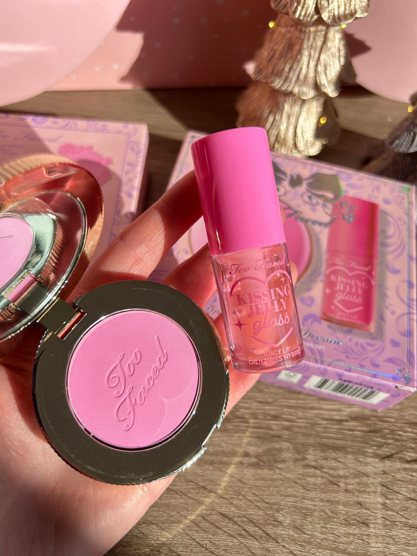 Too Faced Dream A Little Dream: Blush & Lip Gloss Set
