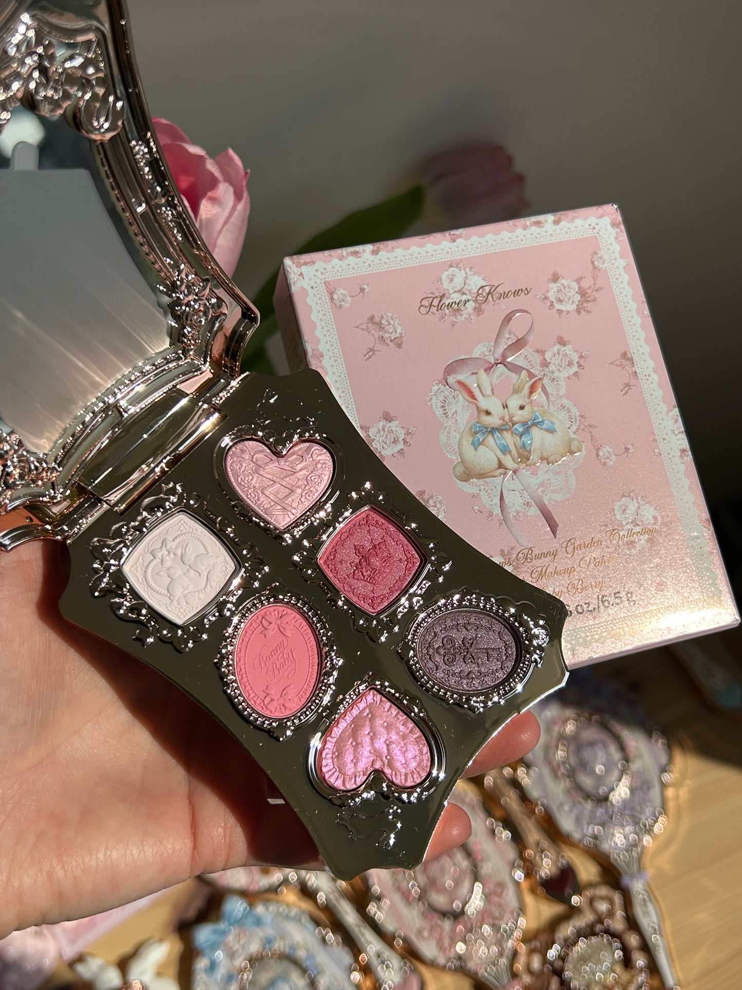 Flower Knows Bunny Garden 6-Color Makeup Palette