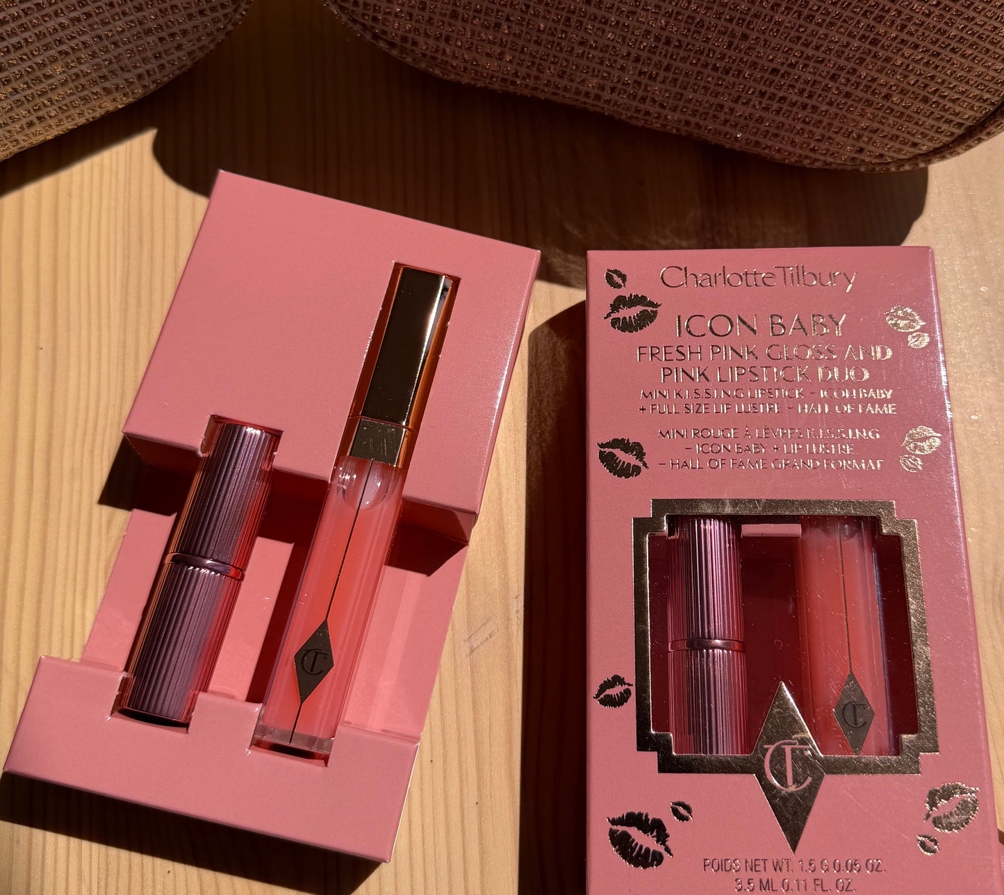 Charlotte Tilbury Icon Baby Fresh Pink Gloss & Pink Lipstick Duo