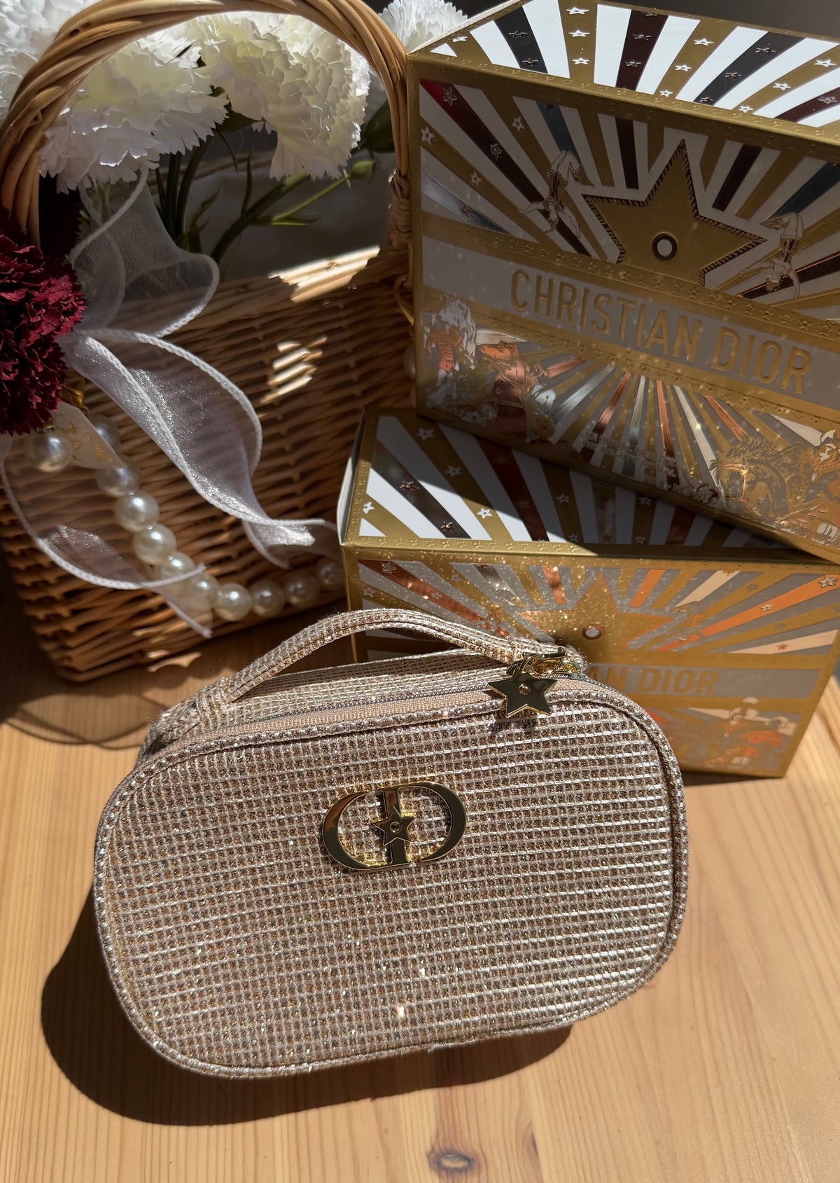 Christian Dior Sparkling Makeup Pouch