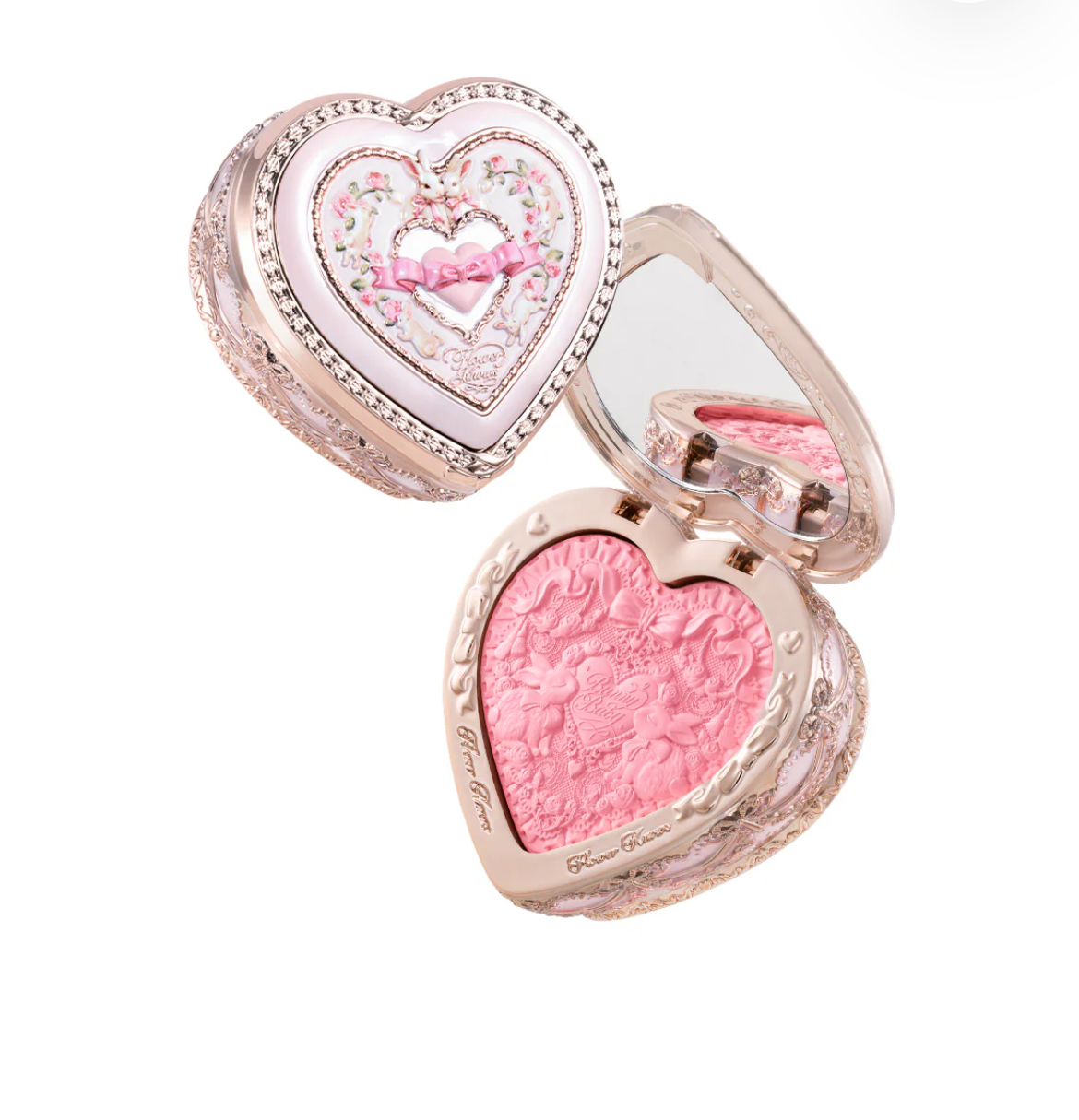 Flower Knows Bunny Garden Embossed Blush