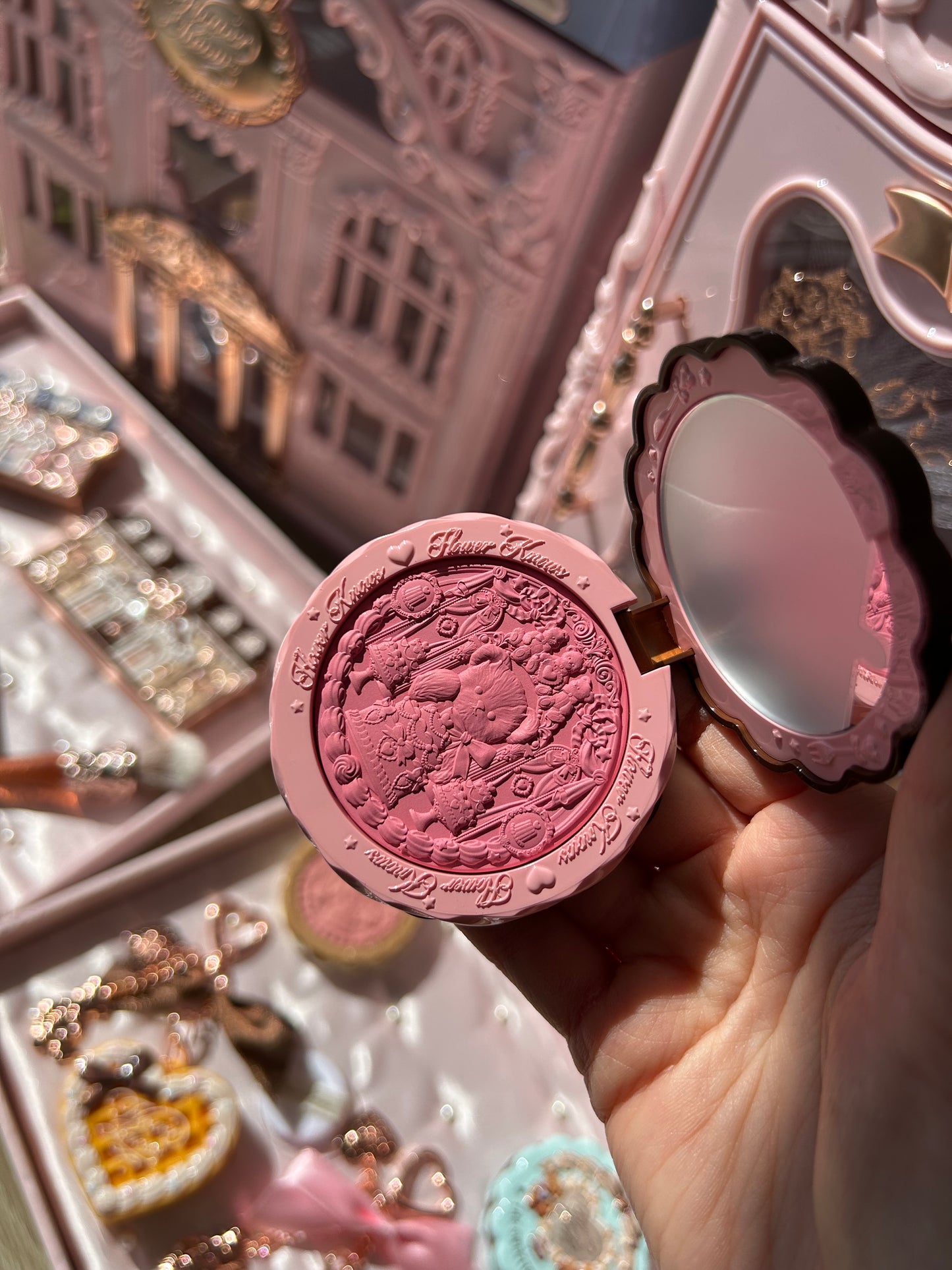 Flower Knows The Sweetie Bear Silk Satin Blush