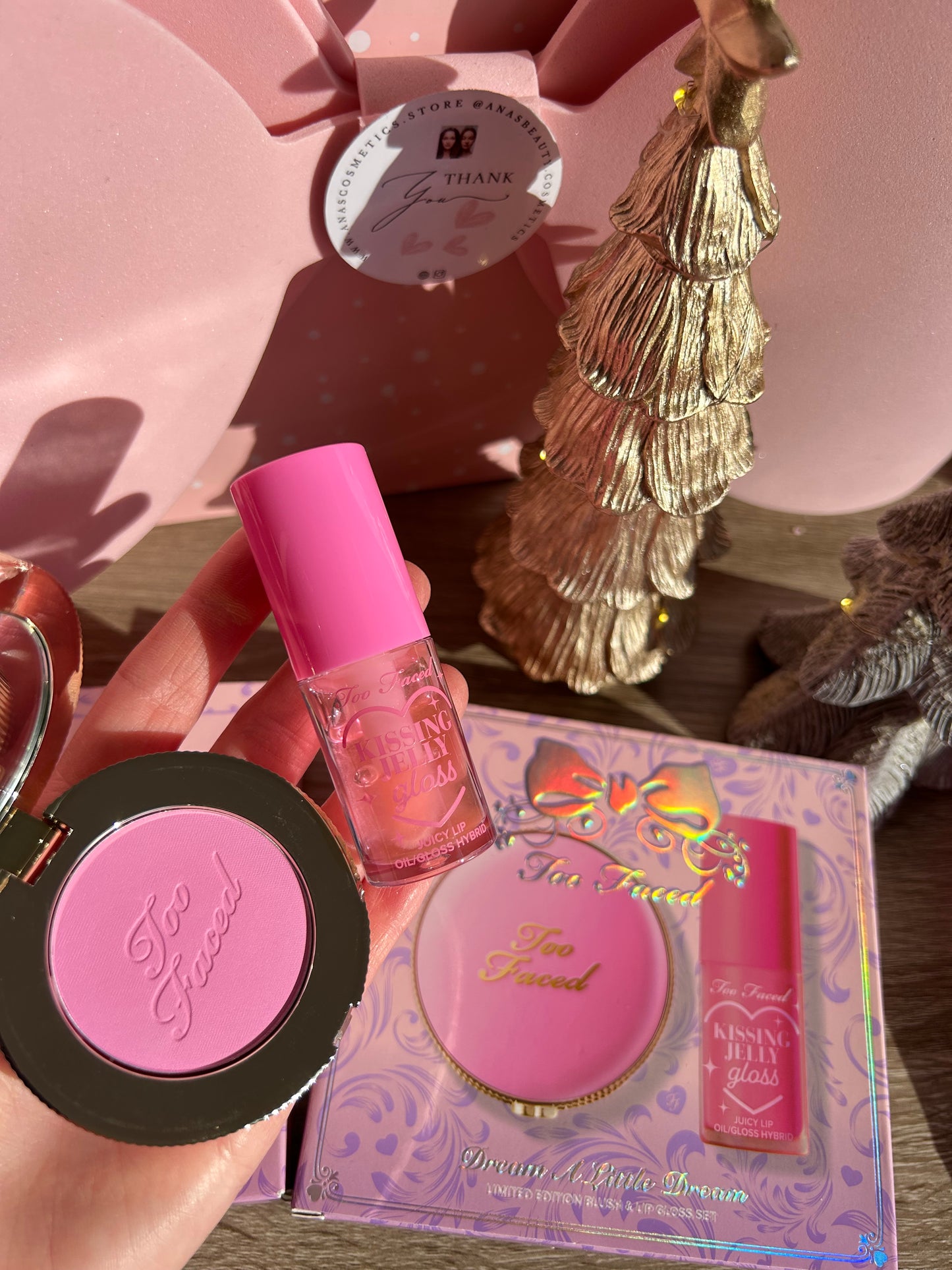 Too Faced Dream A Little Dream: Blush & Lip Gloss Set