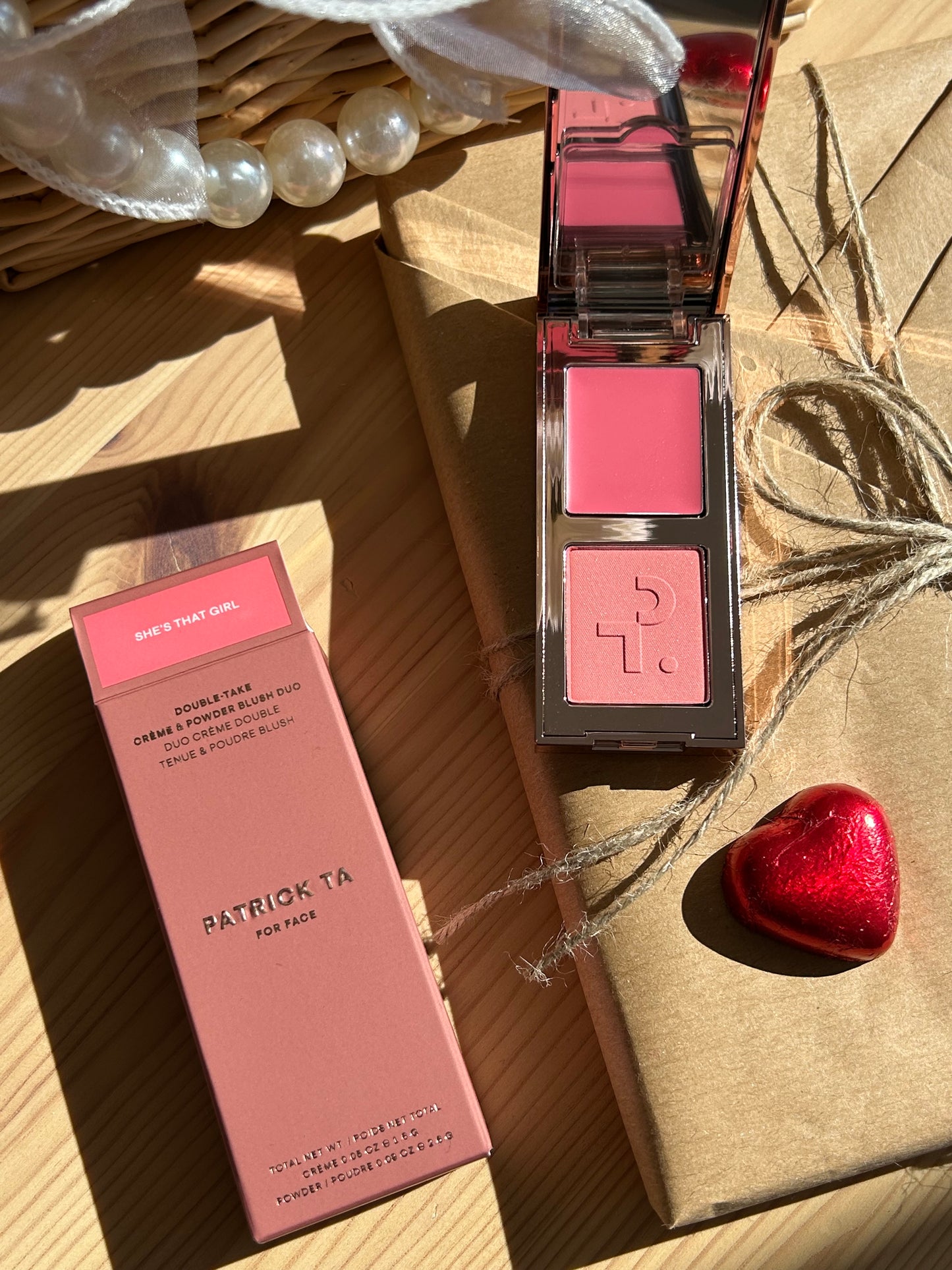 Patrick Ta Mini Major Headlines Double-Take Crème & Powder Blush Duo