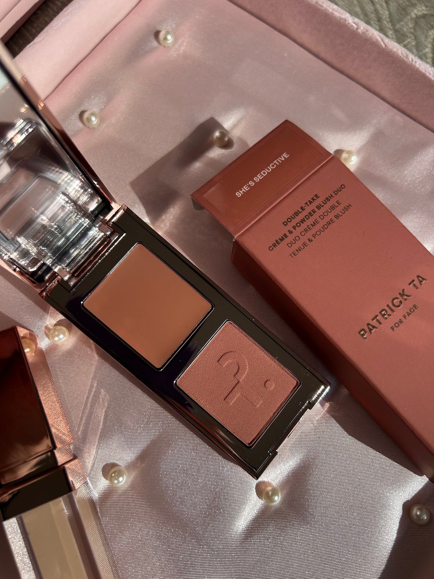 Patrick Ta Mini Major Headlines Double-Take Crème & Powder Blush Duo