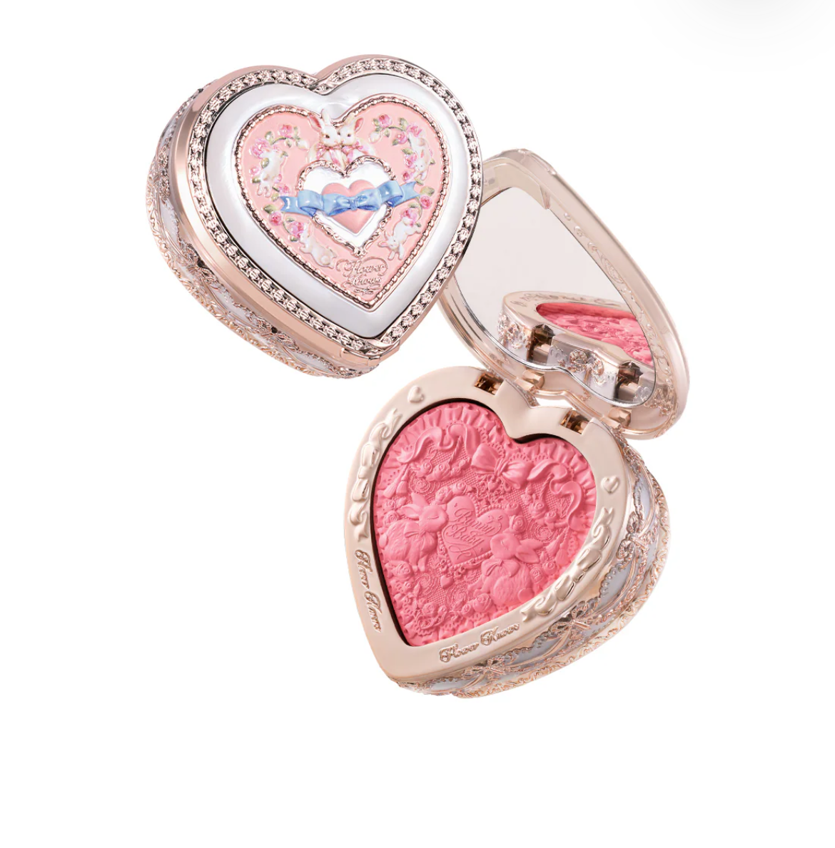Flower Knows Bunny Garden Embossed Blush