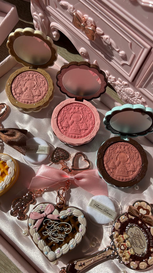 Flower Knows The Sweetie Bear Silk Satin Blush