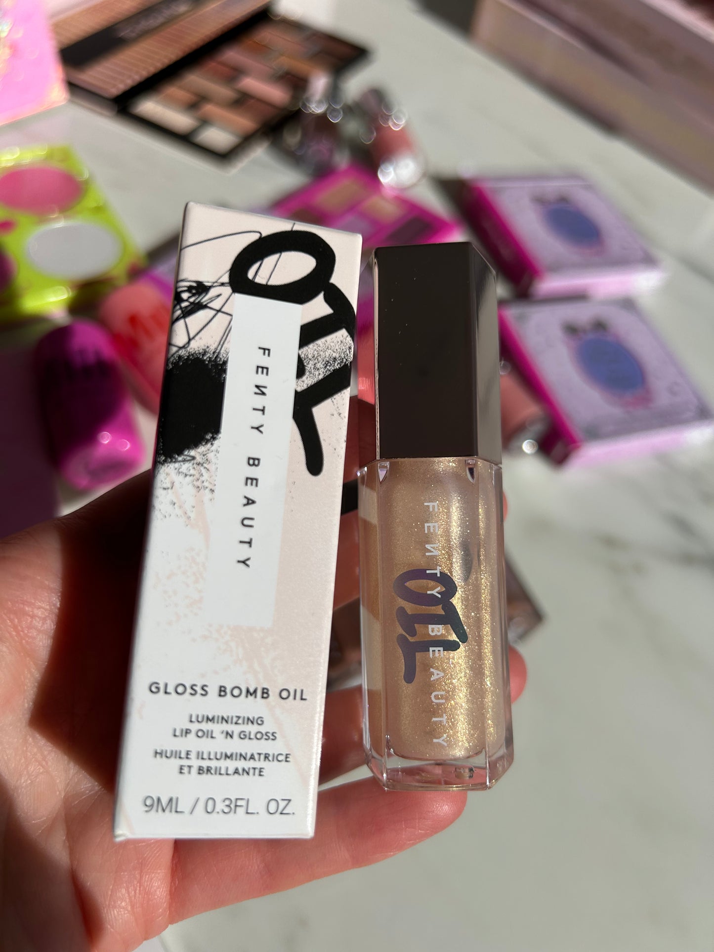 FENTY BEAUTY GLOSS BOMB OIL LUMINIZING LIP OIL 'N GLOSS