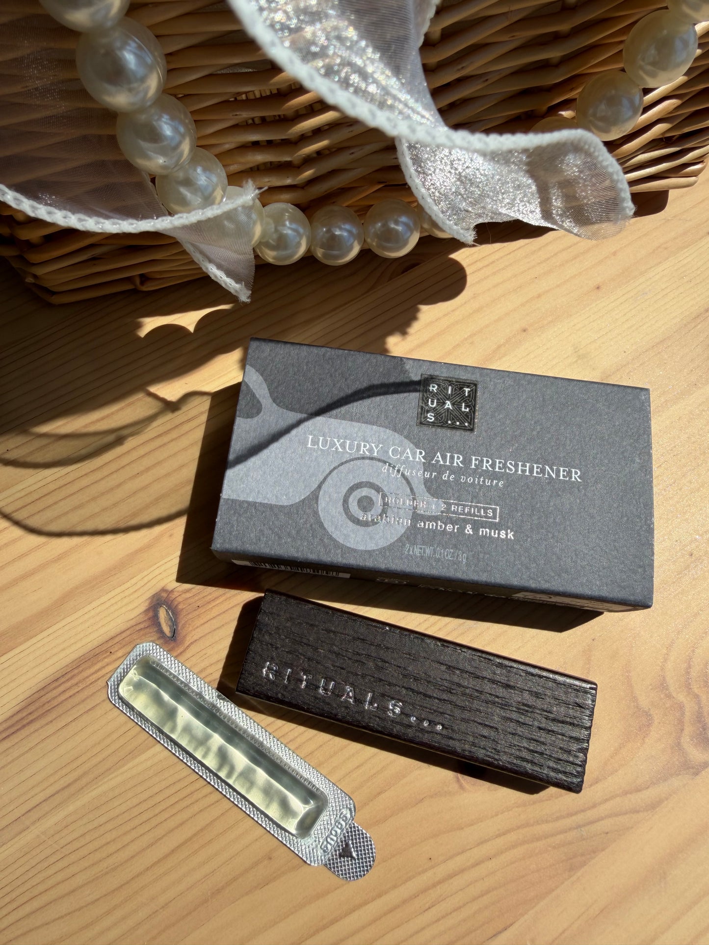Rituals Luxury Car Air Freshner Holder + 2 Refills