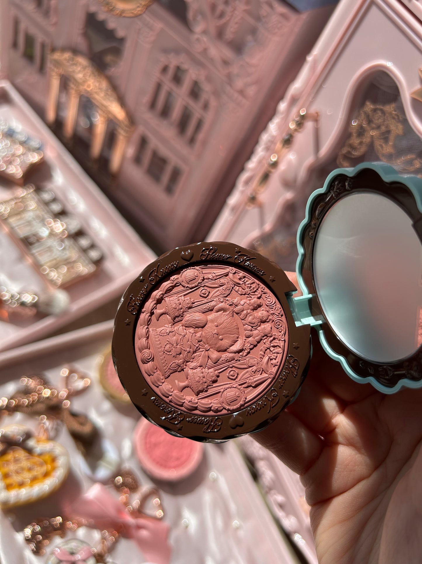 Flower Knows The Sweetie Bear Silk Satin Blush