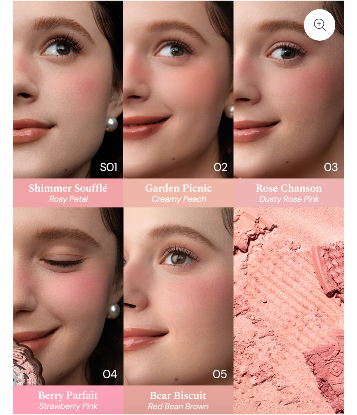 Flower Knows The Sweetie Bear Silk Satin Blush